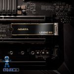 اس اس دی اینترنال ADATA LEGEND 960 M.2 2280 با هیت‌سینک مشکی و جزئیات طلایی