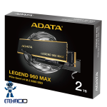 ADATA LEGEND 960 MAX SSD اینترنال حرفه‌ای با هیت‌سینک آلومینیومی و رابط PCIe 4.0 NVMe