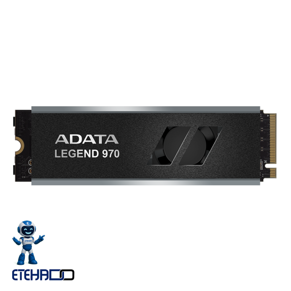 اس اس دی ADATA LEGEND 970 Gen5 با خنک‌کننده فعال و پره‌های آلومینیومی دو لایه