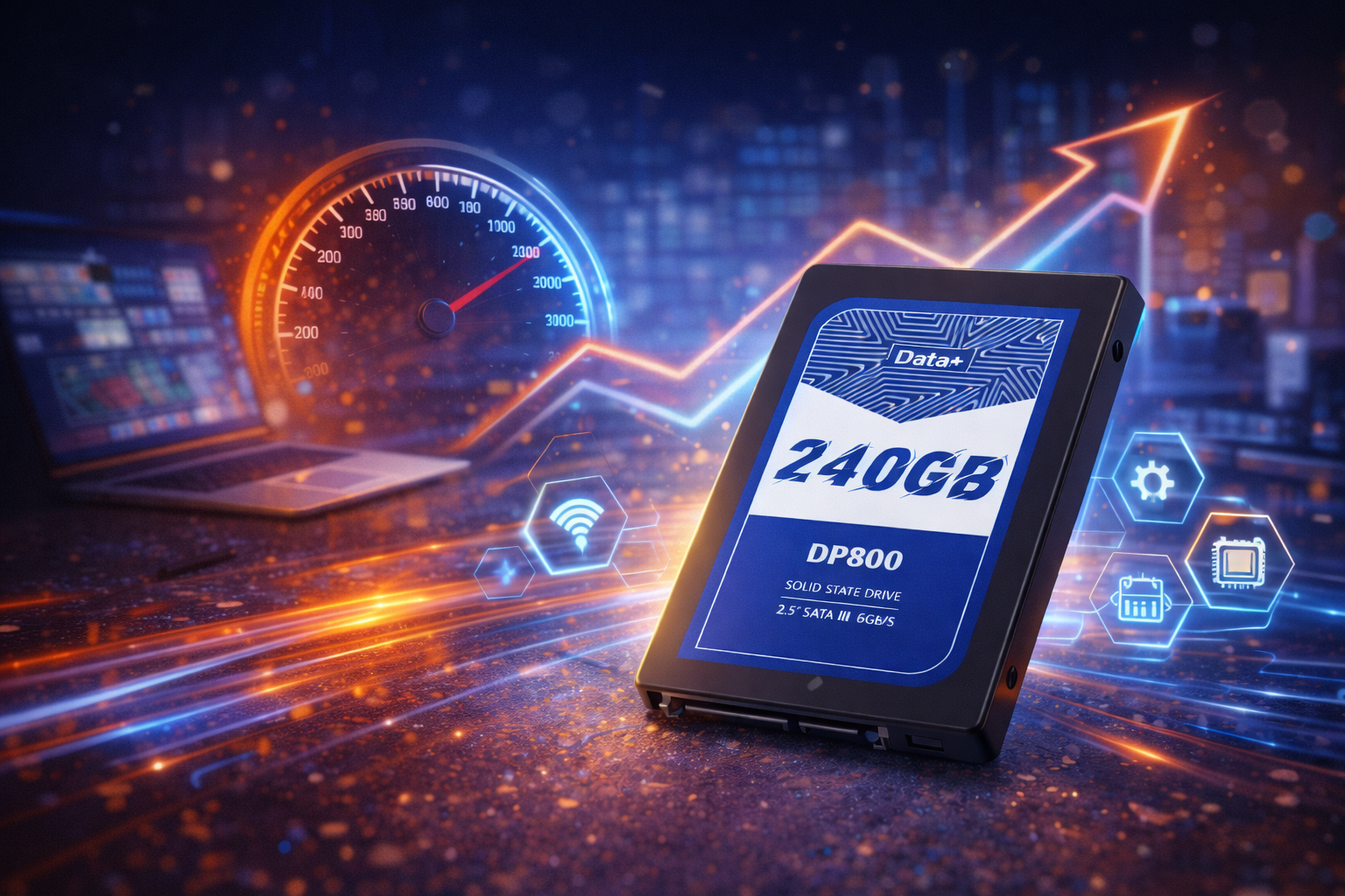 اس اس دی اینترنال دیتا پلاس مدل DP800 ظرفیت 240 گیگابایت