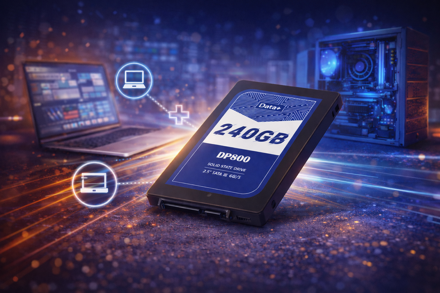 اس اس دی اینترنال دیتا پلاس مدل DP800 ظرفیت 240 گیگابایت